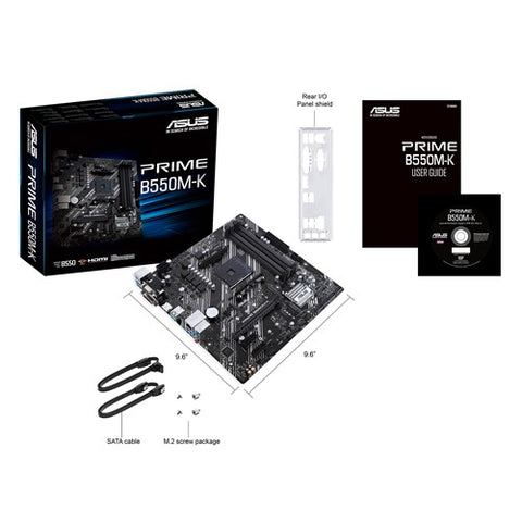 Placa base asus amd  prime b550m - k m - atx -  4x ddr4 -  4x sata 6gb - s -  6x usb 3.2 90mb14v0 - m0eay0