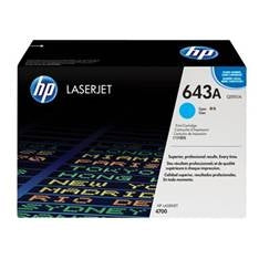 Toner hp 643a q5951a cian 10000 pag laserjet 4700