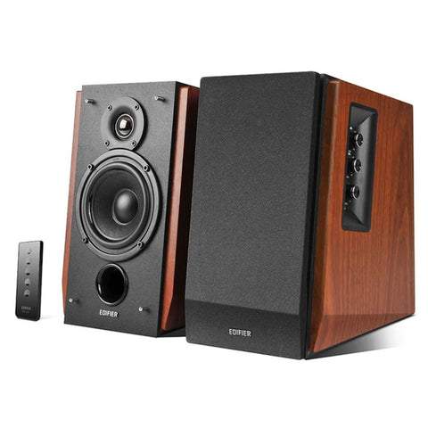 Altavoces edifier r1700bt bluetooth marron 18wx2 + 15w rms x2