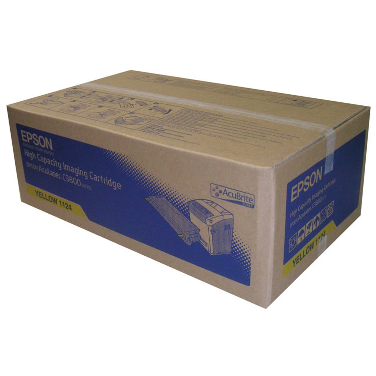 Fotoconductor y toner epson c13s051124 amarillo 9k