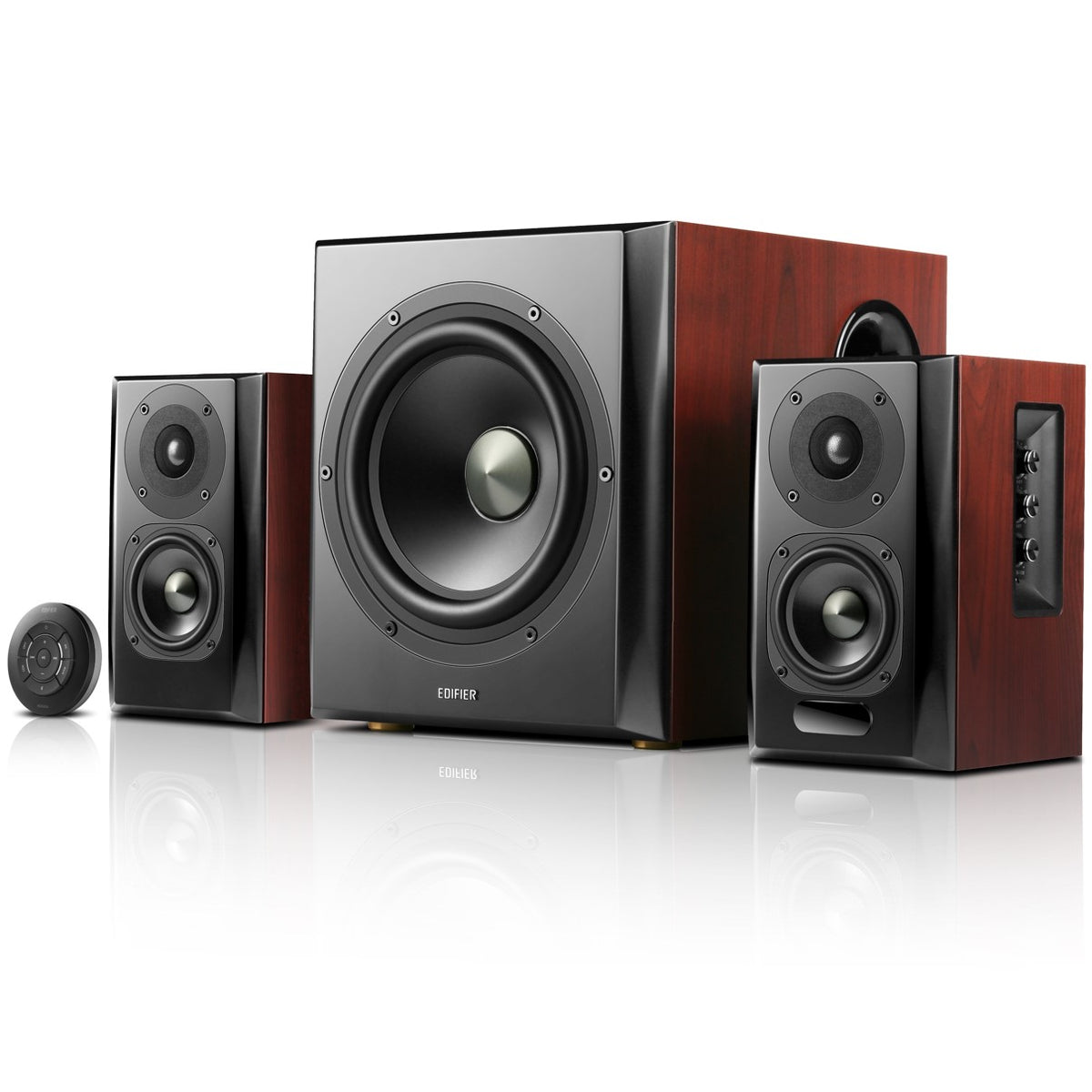 Altavoces edifier s350db marron oscuro 150w (80w + 70w)