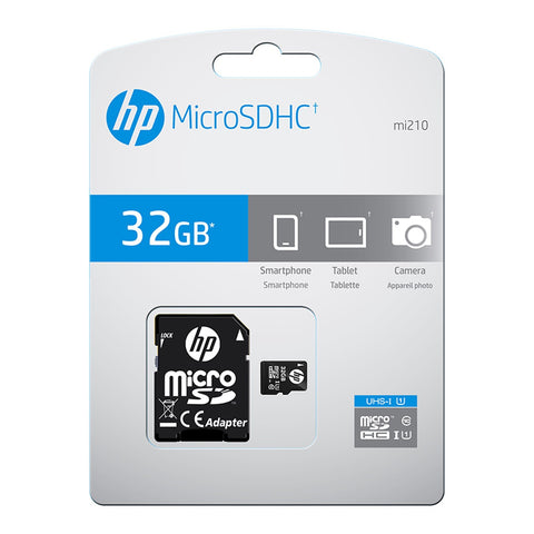 Tarjeta memoria micro secure digital sd hp 32gb class 10 u1