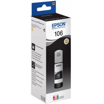 Cartucho tinta epson c13t00r140 106 ecotank foto negro ink et - 7700 - et - 7750