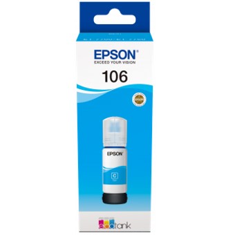 Cartucho tinta epson c13t00r240 106 ecotank cyan ink et - 7700 - et - 7750