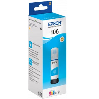 Cartucho tinta epson c13t00r240 106 ecotank cyan ink et - 7700 - et - 7750