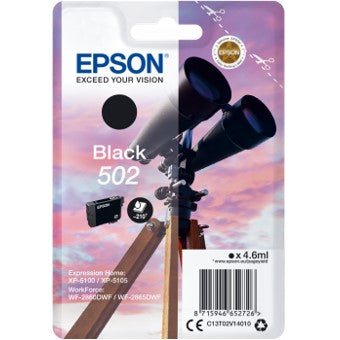 Cartucho tinta epson 502 c13t02v14010 negro ink