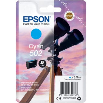 Cartucho tinta epson t02v240 502 cian ink