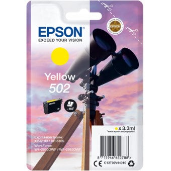 Cartucho tinta epson t02v440 502 amarillo ink