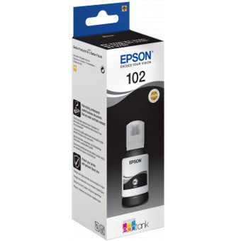 Cartucho tinta epson 102 c13t03r140 ecotank negro ink et - 2700 - et - 2750 - et - 3700 - et - 3750 - et4750