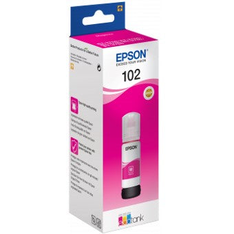 Cartucho tinta epson c13t03r340 102 ecotank magenta ink et - 2700 - et - 2750 - et - 3700 - et - 3750 - et4750