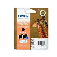 Pack 2 tintas  epson c13t07114h10 negro gran capacidad pack de 2 unidades -  jirafa