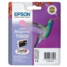 Cartucho tinta epson t0806 magenta claro 7.4ml stylus photo r265 -  360 -  rx560 -  colibri