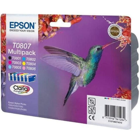 Multipack tinta epson t08074 t080140+240+340+440 +540+640 -  colibri