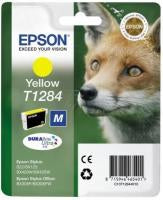 Cartucho tinta epson t1284 amarillo 3.5ml s22 - sx125 - sx420w - sx425w - bx305f - bx305fw -  zorro