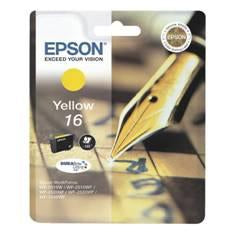 Cartucho tinta epson t162440 amarillo  wf - 2010 - 2510 - 2520 - 2530 - 2540 -  pluma