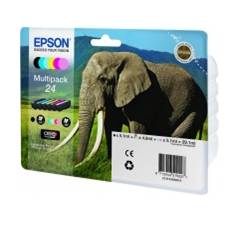 Multipack tinta epson t242840 6 colores xp - 750 c13t24284010 -  elefante