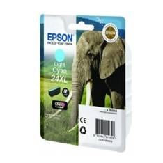 Cartucho tinta epson t243540 cian claro xl  xp - 750 c13t24354010 -  elefante