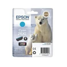 Cartucho tinta epson t263240 cian xl xp - 600 - 605 - 700 - 800 -  oso polar