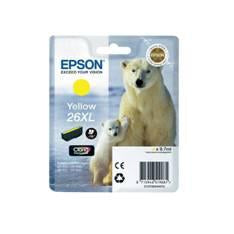 Cartucho tinta epson t263440 amarillo xl xp - 600 - 605 - 700 - 800 -  oso polar