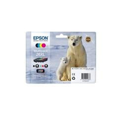 Multipack epson t263640 26xlxp - 510 - 520 - 600 - 605 - 610 -  oso polar