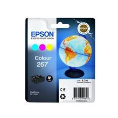 Cartucho tinta epson 267 c13t26704010 color wf - 100w -  planeta tierra