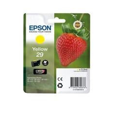 Cartucho tinta epson 29 c13t29844012 amarillo xp235 - xp332 - xp3357xp4327xp435 -  fresa