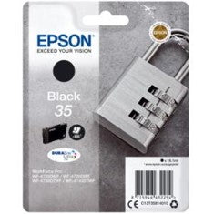 Cartucho tinta epson c13t35814010 negro durabrite ultra ink 35 -  900 paginas -  candado