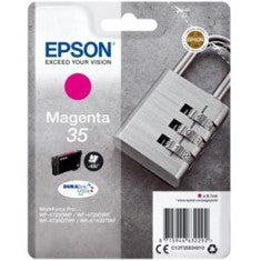 Cartucho tinta epson c13t35834010 magenta durabrite ultra ink 35 -  650 paginas - candado