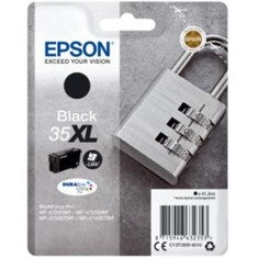 Cartucho tinta epson c13t35914010 negro 35xl -  2600 paginas - candado