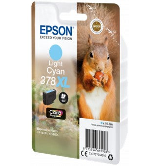 Cartucho tinta epson c13t37954010 singlepack light cyan 378xl claria photo hd ink ardilla