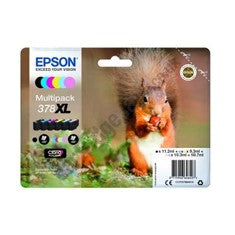 Multipack cartucho tinta epson 378xl c13t37984010 6 colores foto claria ardilla