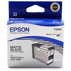 Cartucho tinta epson t5808 negro mate stylus pro 3800 - 3880