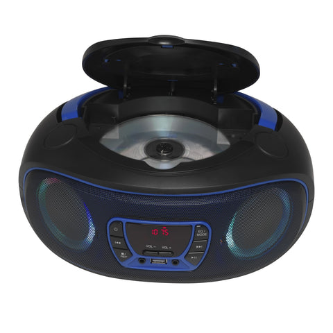 Radio denver tcl - 212 azul -  reproductor cd -  usb -  bluetooth