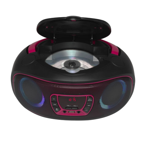 Radio denver tcl - 212 rosa -  reproductor cd -  usb -  bluetooth