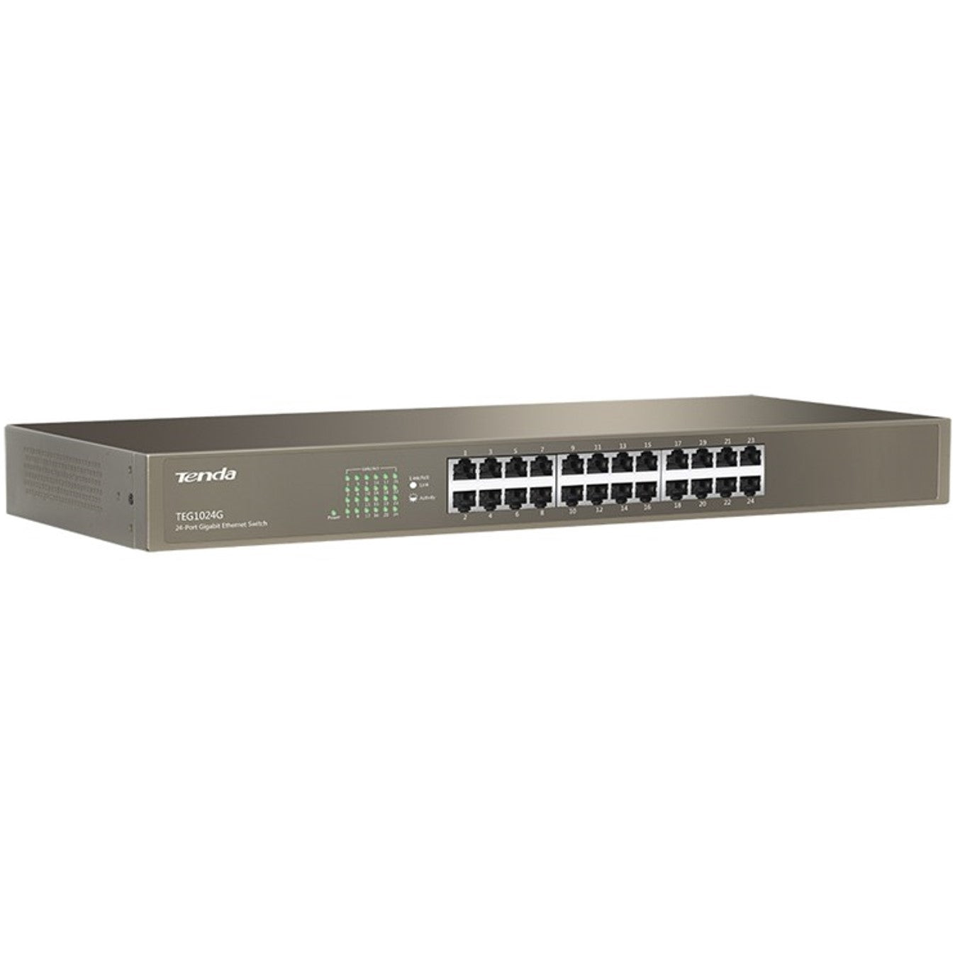Switch 24 puertos gigabit ethernet 9.0 10 - 100 - 1000 tenda