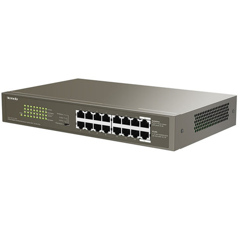 Switch 16 puertos gigabit ethernet 10 - 100 - 1000 tenda
