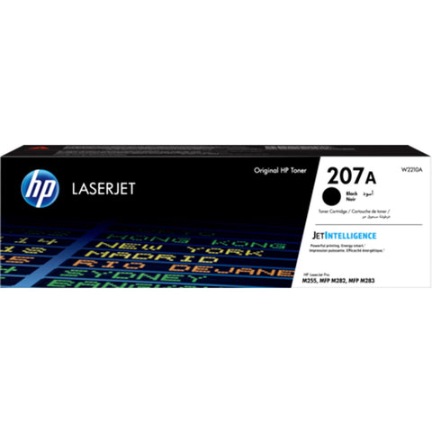 Toner hp 207a w2210a negro 1350 paginas